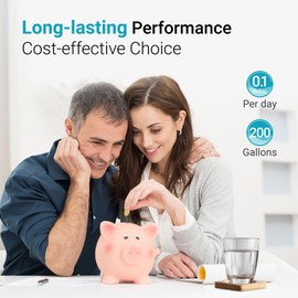 AQUA CREST Replacement for All Waterdrop Pitcher Filtration System, Fits Waterdrop WD-PF-01A Plus, Reduces PFOA/PFOS, Chlorine, Last Up to 3 Months or 200 Gallons (Pack of 3), AQUA CREST