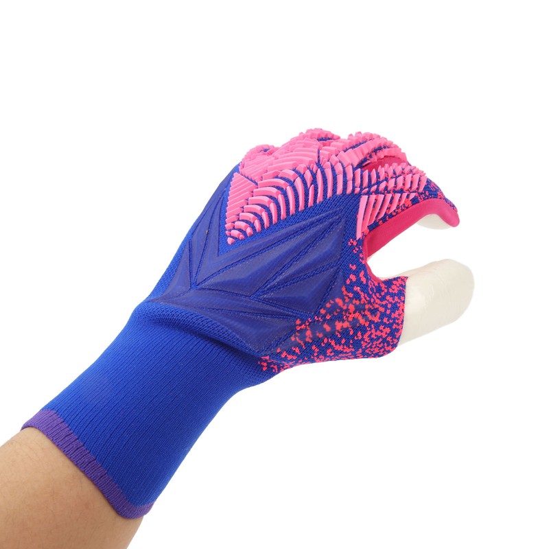 1Pair Goalkeeper Gloves Soccer Goalie Gloves Latex Strong Grip Breathable