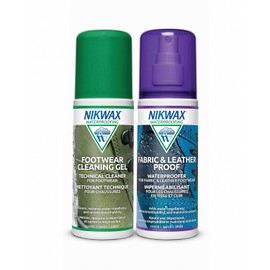 Nikwax Fabric & Leather Footwear Clean/Waterproof Duo-Pack 2 x 125ml