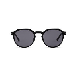 Kapten & Son Manila Sunglasses | Sunglasses for Men and Women with Sun and UV Protection | Stylish, Round Lens Shape | Unisex Sunglasses, all black