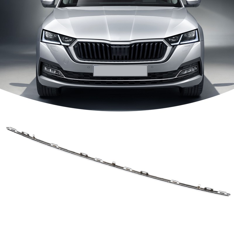 Car Front Bumper Lower Center Grille Chrome Trim 5E3853551 For
