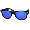 RAKOSTA c97800 Soft Horned Rim Matte Finish Mirrored Retro Sunglasses
