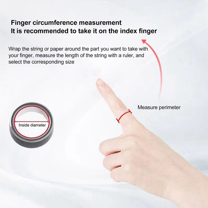 Mobile Phone BT Connection Smart Ring Health Tracker Rechargeable Waterproof