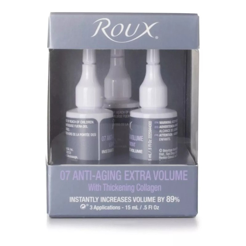Roux Ampolleta Anti Envejecimiento Capilar 07 Xtr Volume 3pk