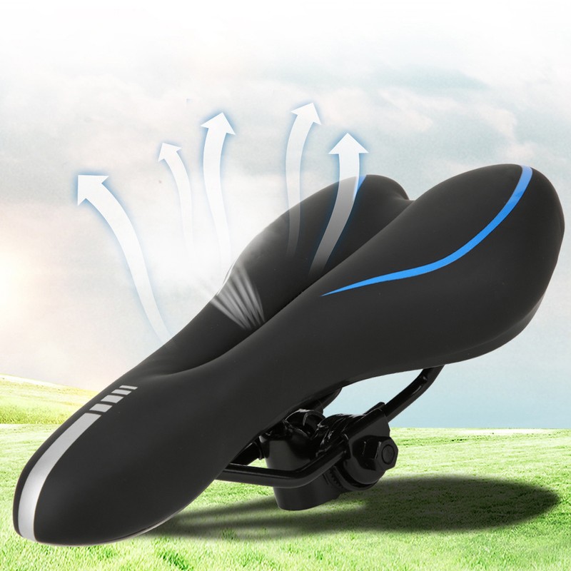 Universal Thicken Silicone Hollow Bike Seat Saddle Replacement Cycling Sccessory