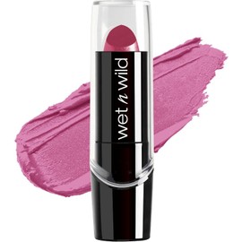 Wet n Wild Silk Finish Lipstick Retro Pink – Lápiz Labial Color Rosa Retro, Barra de Labios Cremosa con Acabado de Seda, Alta Pigmentación, Hidratante, Vegano y Cruelty Free