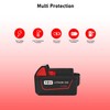 Volvmakz 5.0Ah 18V Replace Battery for Milwaukee M18 Battery Compatible