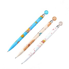 6Pcs Cute Kawaii Sushi Food Press Mechanical Pencil Writing Student Stationery Automatic Pencil For Draft Drawing, Carpenter, Crafting, Art Sketching Office Supply 0.7mm, Random Color