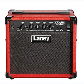 Laney LX15B-RED Bass Guitar Combo 15W 2 x 5 Inch Woofers, Red