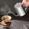 CHFNJJ Stainless Steel Coffee Pot, Gooseneck, Narrow Mouth Drip Kettle,