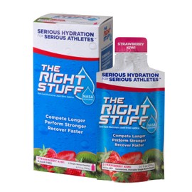 The Right Stuff Electrolyte Drink Concentrate - 3 Pouch Box - Strawberry Kiwi