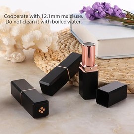 10pcs Contenedor de Labiales, Mini Contenedor de Labial, DIY Tubo de Brillo Labial Vacio, Tubos para Labiales Vacios, Tubo de Lapiz Labial