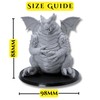 Forged Terrain Fat Sitting Dragon Miniature | 28mm-32mm Scale |