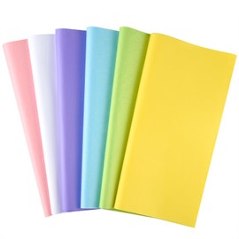 NEBURORA 60 Sheets Multicolor Tissue Paper Spring Easter Gift Wrapping Paper Decorative Art Paper for DIY Easter Birthday Holiday Party Packing Decoration