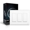 MOES Zigbee Smart Switch 3 Gang, No Neutral Wire Required,