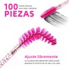 300 pcs Cepillos Desechables para Pestañas, Cepillos Labios y Microaplicador,