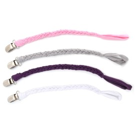 Baby Anti-Drop Chupete Clip Chupete Cadena Diy Baby Anti-Lost Chupete Clip Chupete Anti-Drop Clip Chupete Clip Chupete Clip para Casi Todo Tipo de Chupetes(1#)