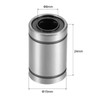 sourcing map 8pcs LM8UU Linear Ball Bearings, 8mm Bore 15mm