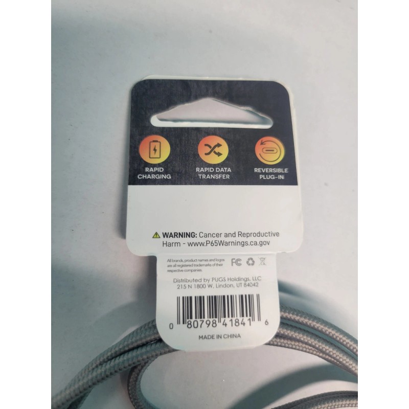CELLTRONIX Titanium Xtra Long Cable USB Type C (1 Pack)
