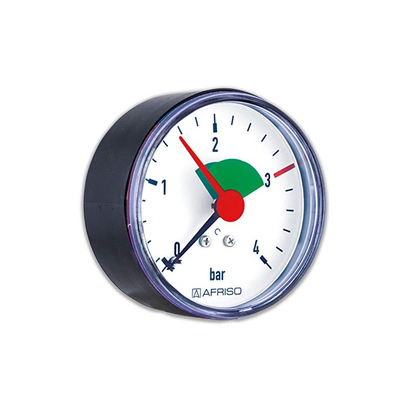 Pipe Spring Pressure Gauge for Heating / Sanitary - Afriso,