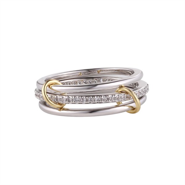 Non-Tarnish Stackable Rings for Women – Dainty Silver & Gold