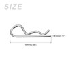 METALLIXITY 10pcs 3mm x 60mm Cotter Pin Carbon Steel R