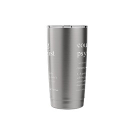 Counseling Psychologist Funny Dictionary Definition Stainless Steel Insulated Tumbler