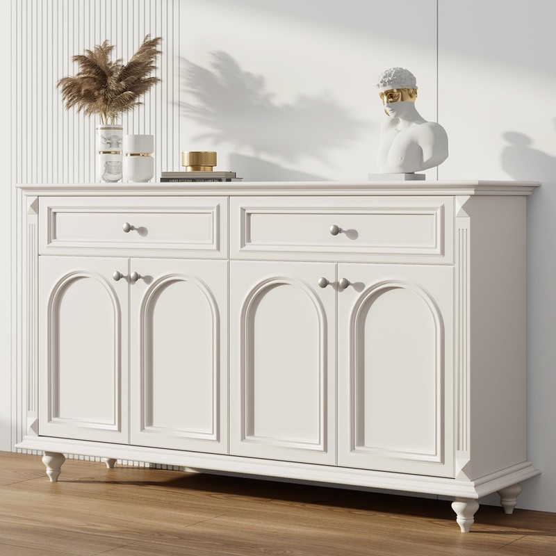 homdiy 10 Pack Brushed Nickel Cabinet Knobs, Round Silver Kitchen