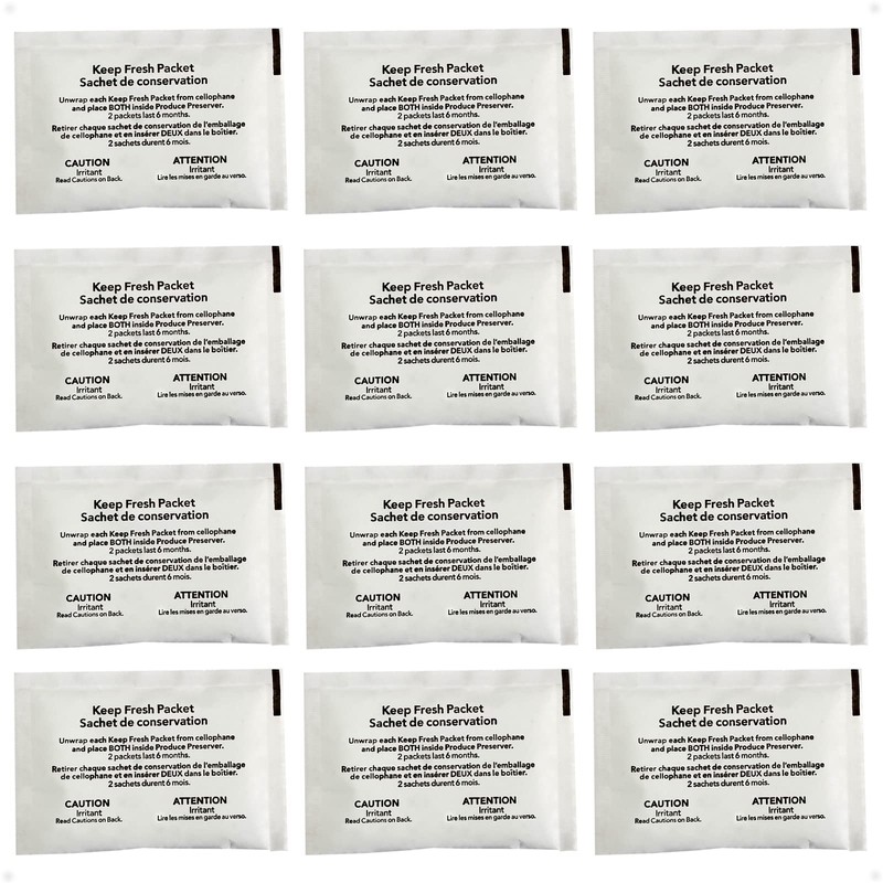 prime&swift Refrigerator Produce Preserver W10346771A(12 Packets-6 Pack Included),Replacement for 2117689,AH3503014