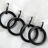Bestlivings Curtain Rings (Diameter 40 mm) with Folding Hooks in