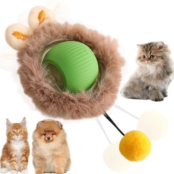 Interactive Dog Cat Smart Ball Toy,Chewie Viral Rolling Ball,Interactive Toys