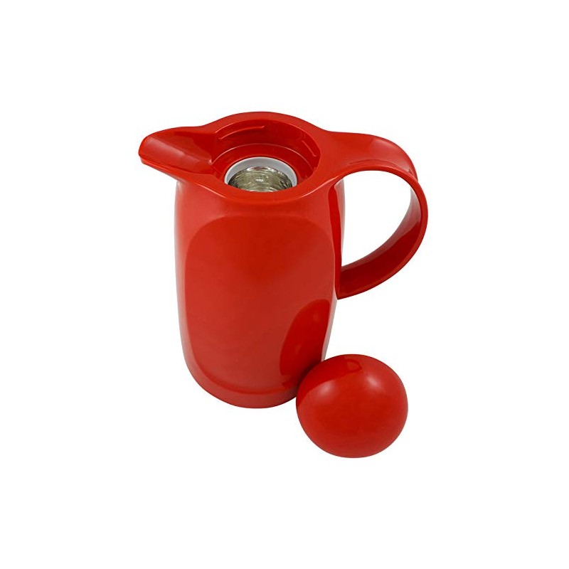 helios Tabletop Thermos Flask Relax Push Red 262248