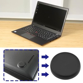 SG Store 2 Sets Laptop Rubber Feet Compatible with ThinkPad T460s T470s Lower Shell Laptop Foot Mat Front Foot Pads and Rear Foot Pads 4 Pieces Each Black