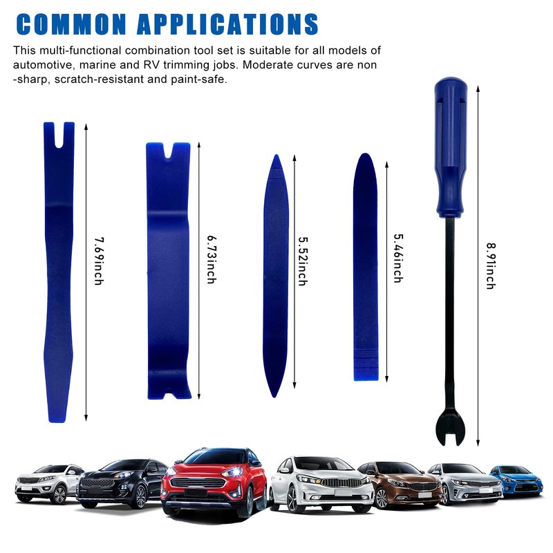 Sylvil 5 PCS Auto Trim Removal Tool Kit, No Scratch