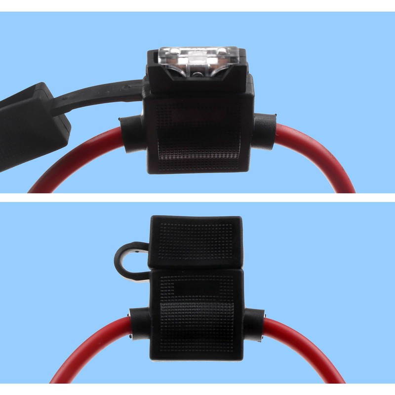 ZOOKOTO Inline Fuse Holder 30A,12 AWG Gauge Wire Car Auto