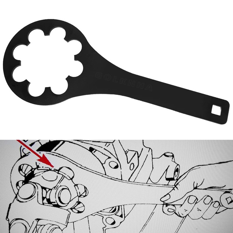GOLKNHA Bearing Retainer Spanner Wrench & Carrier Retainer Nut Wrench