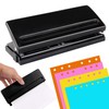 6 Hole Punch, 6-Way Metal Organiser Punch, Office Hole Punch,
