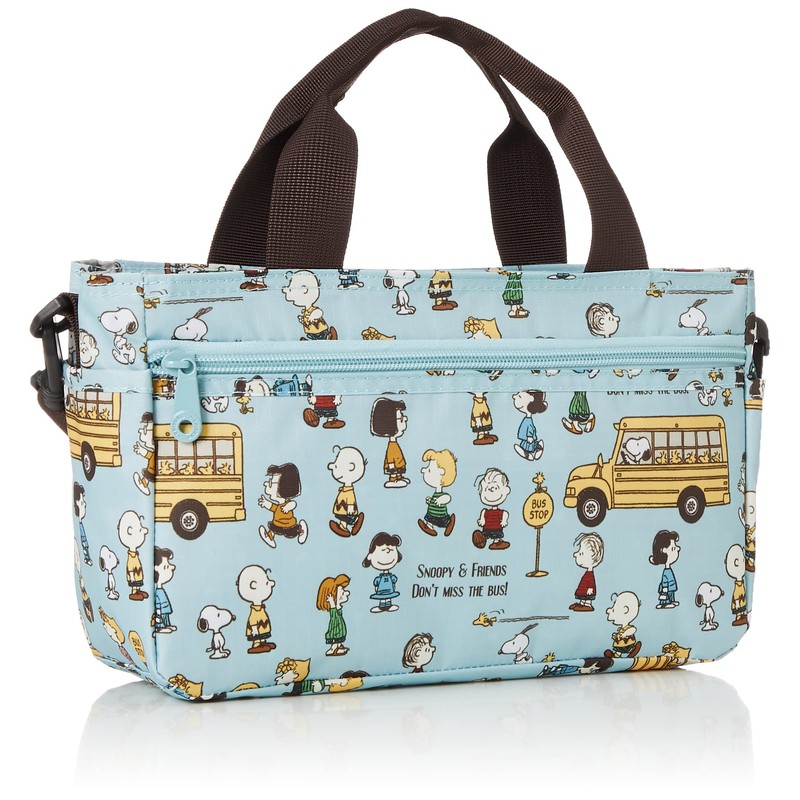 Sifle 6029 2-Way Mini Tote Bag, Snoopy Eco Bag, bath