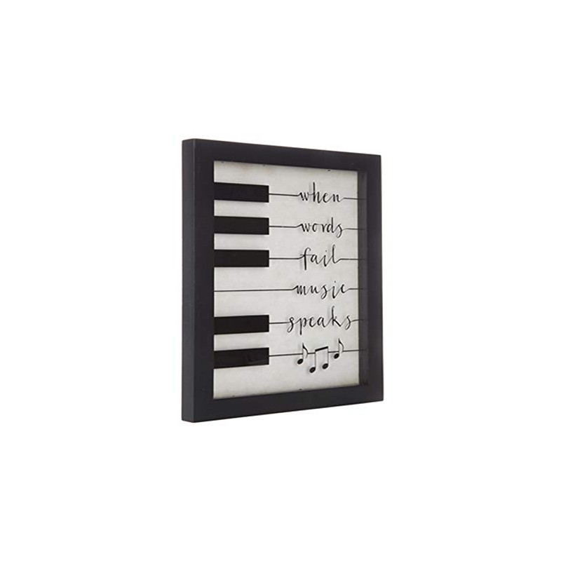 Wisechoice Musical Quotes Wall Decor with When Words Fail Music