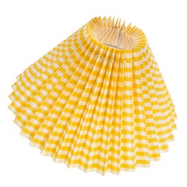 Small Lamp Shades Pleated Lamp Shade Desk Lamp Lampshade Nordic Unique Night Light Cover Home Bedside Light Cover for Home Living Room Bedroom Lamp Decoration Yellow Floor Lampshade