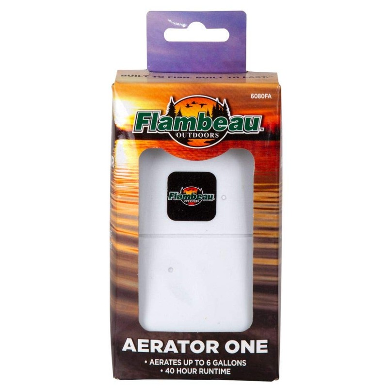 Flambeau Outdoors 6080FA Portable Aerator One, Compact Fishing Live Bait