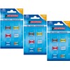 Assortment, LED status micro low profile car fuses, F132, set