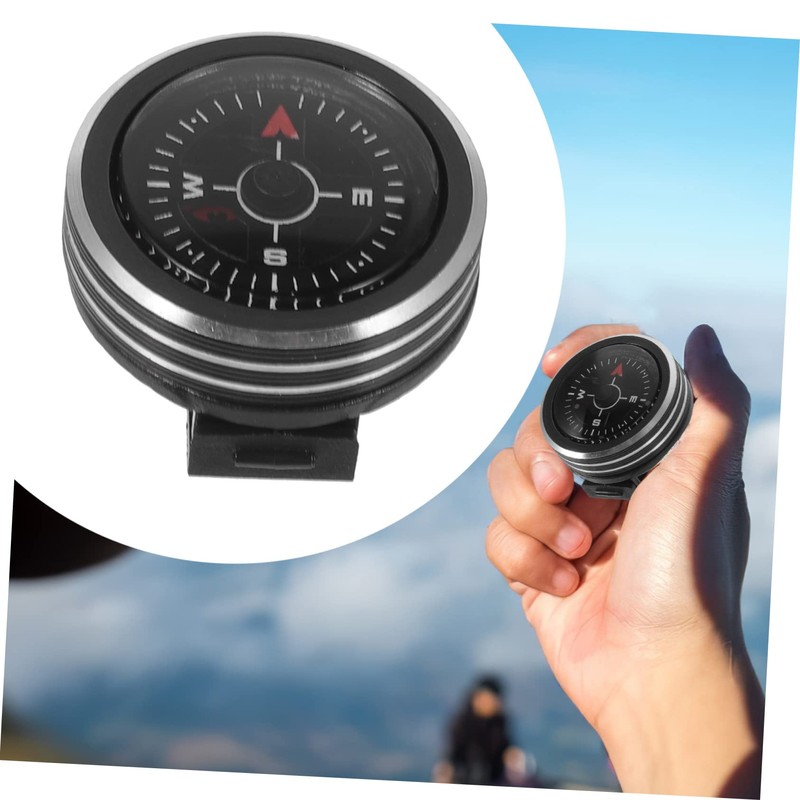 Outanaya Survival Compass Watch Multi-Function Outdoor Compass for Camping Hiking