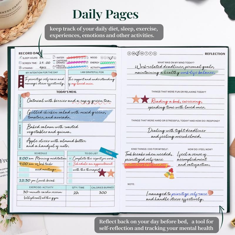 Mental Health Journal, Anxiety & Guided Journal for Women (A5