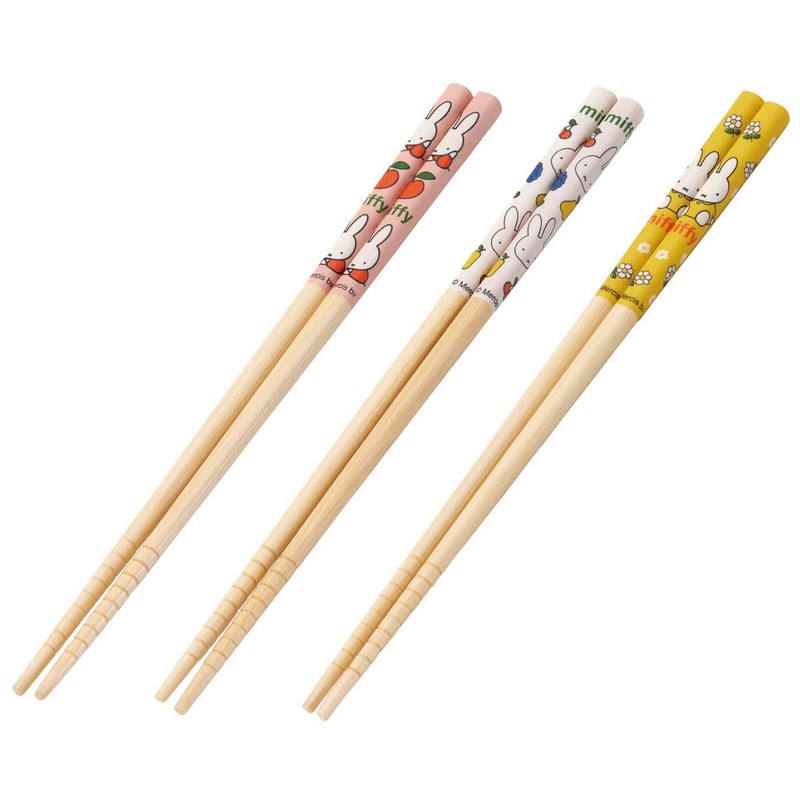Skater ANT4 Bamboo Safety Chopsticks, 8.3 inches (21 cm), Miffy