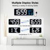 Xflyee 17 Inch Digital Wall Clock Large Display Bluetooth Sync