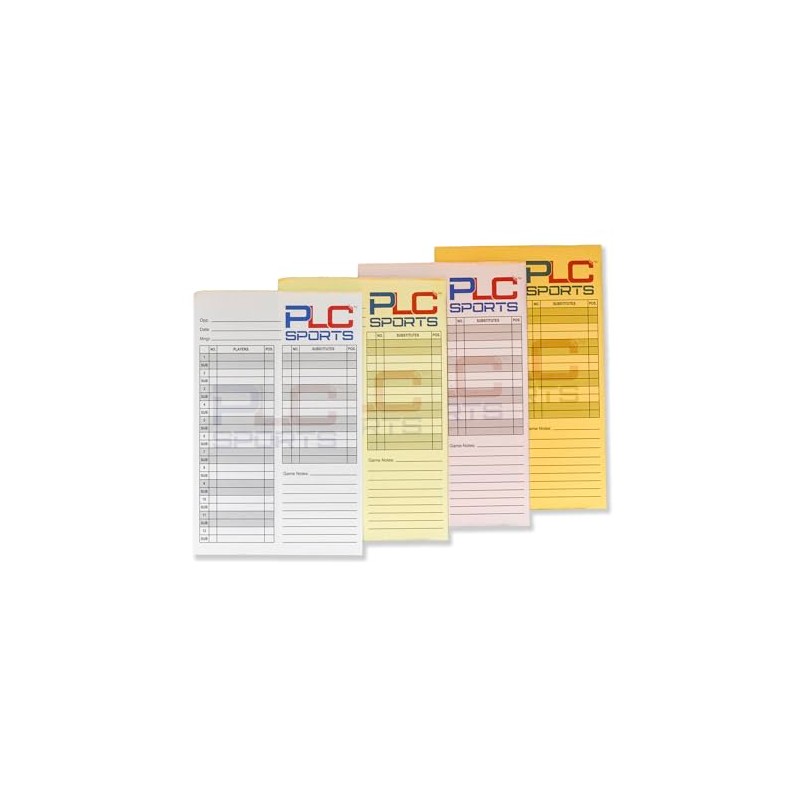 PLC Sports Baseball Softball Lineup Cards | 4 Part Carbon