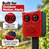 Solar Motion Sensor Alarm for Outdoor Security – Waterproof Sound