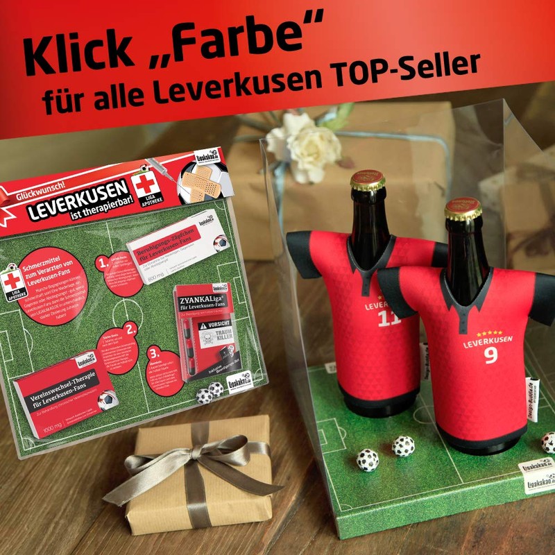 Ligara® for Levkerusen Fan Item Gift Birthday Fans (1 x