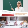 sourcing map 2pcs Folding Straight Ruler 30cm Metric Aluminum Alloy